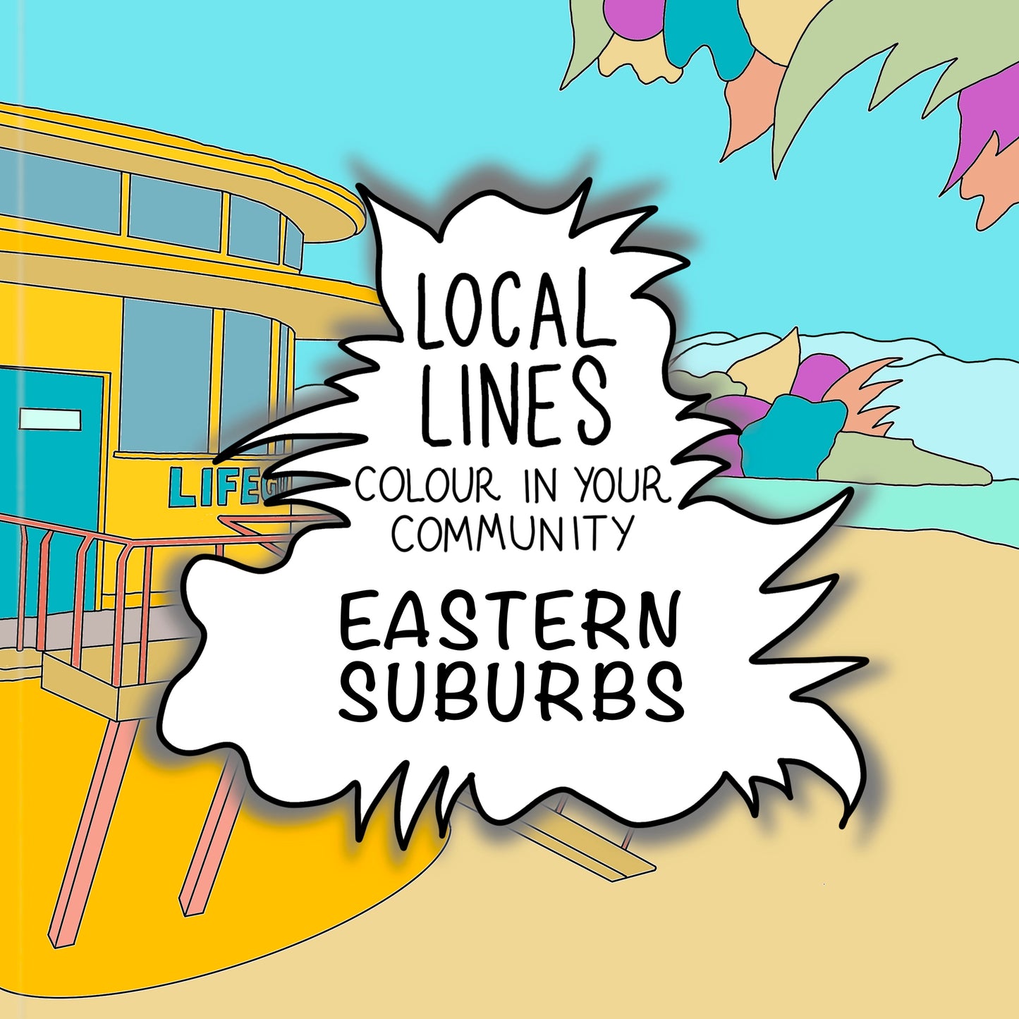 Eastern Suburbs of Sydney Colouring Book