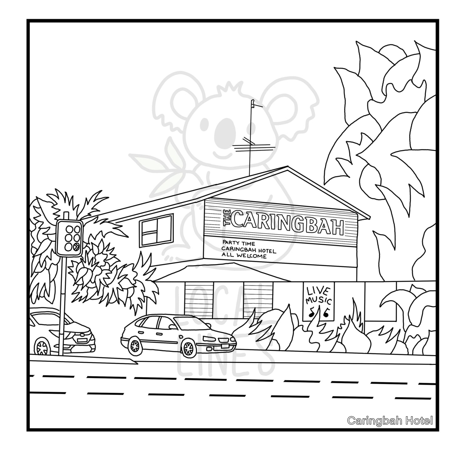 The Sutherland Shire Colouring Book