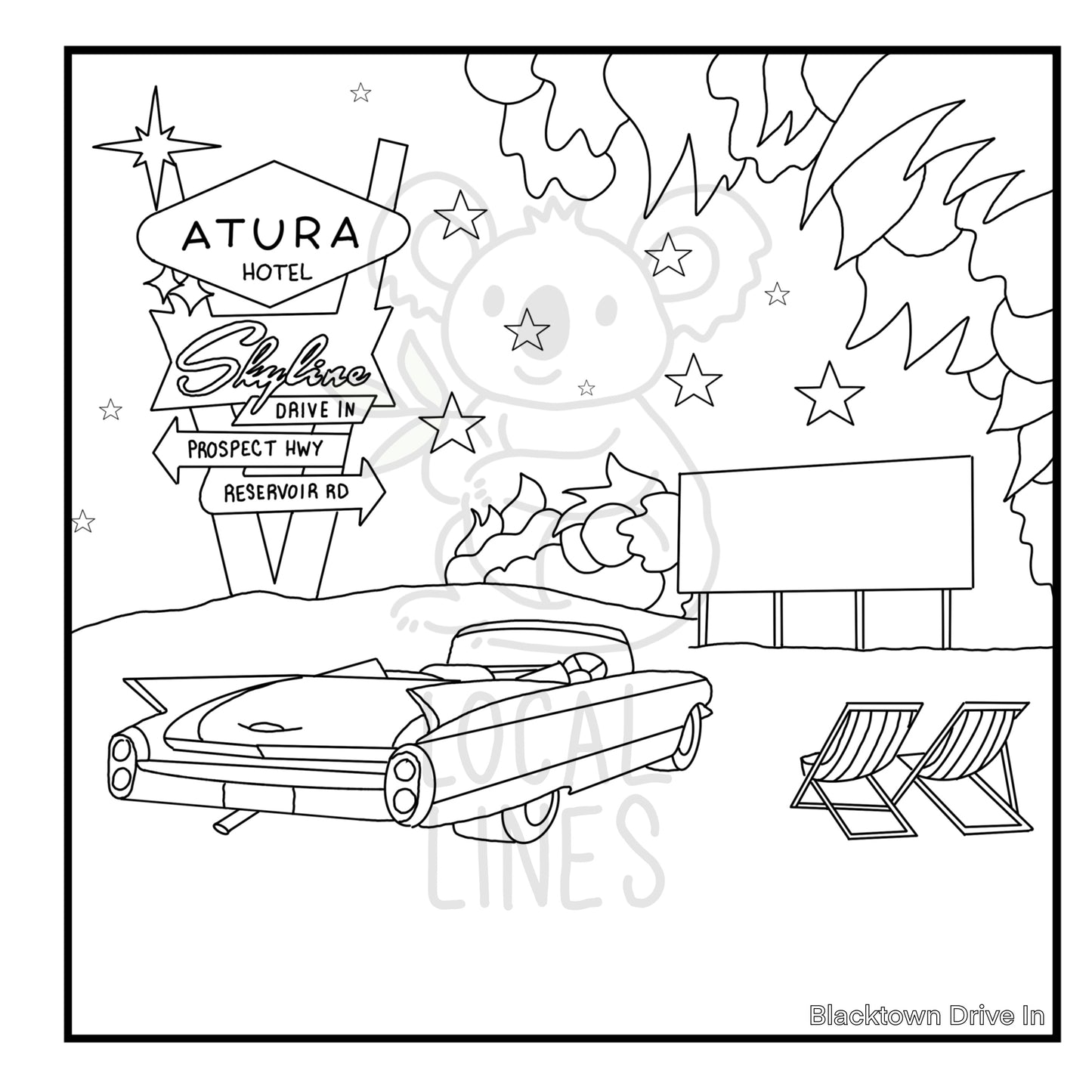 Sydney Colouring Book