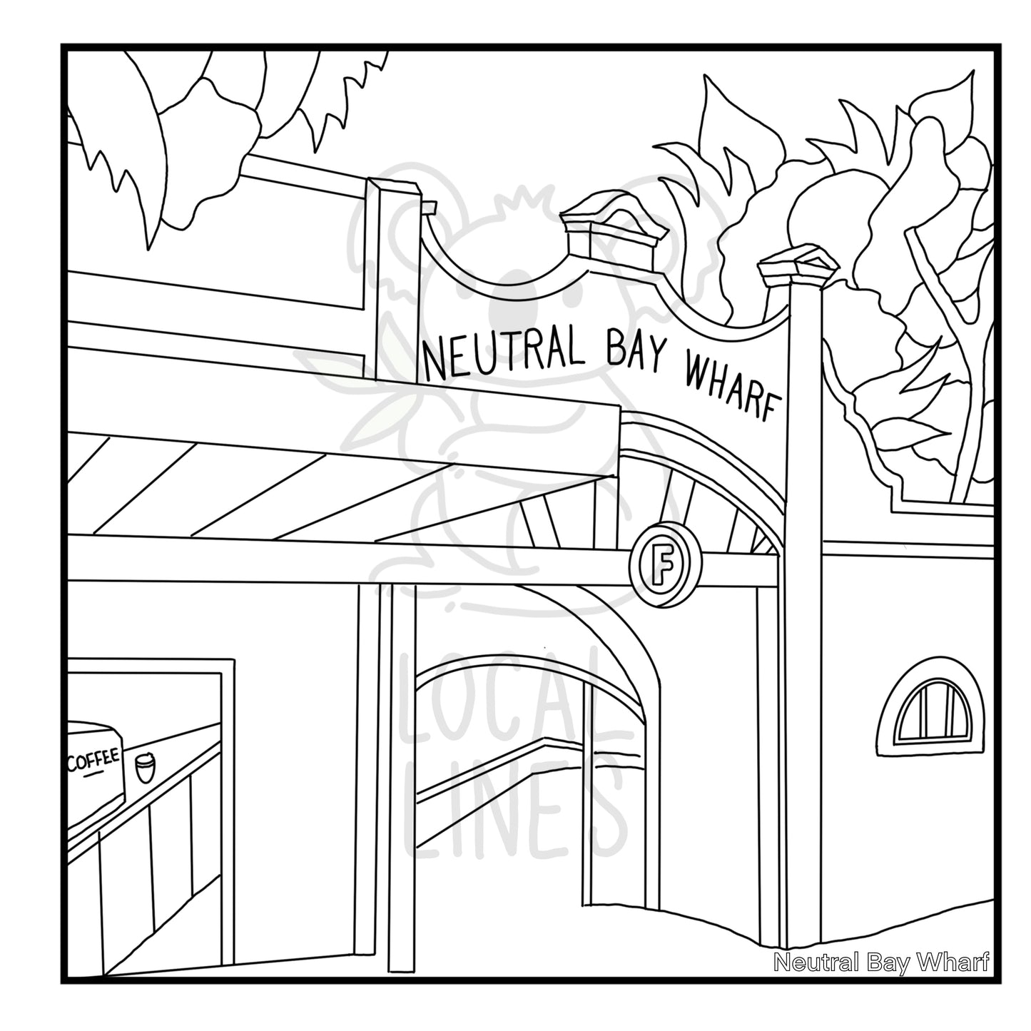 North Shore & Northern Beaches of Sydney Colouring Books