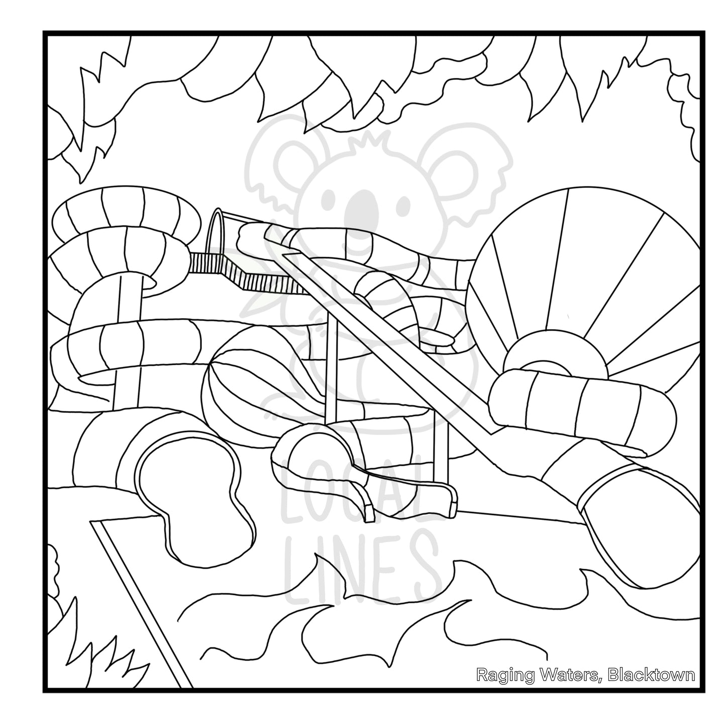 Penrith, Blacktown & Surrounds Colouring Book