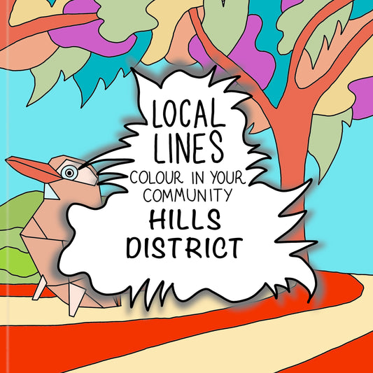 The Hills of Sydney Colouring Book