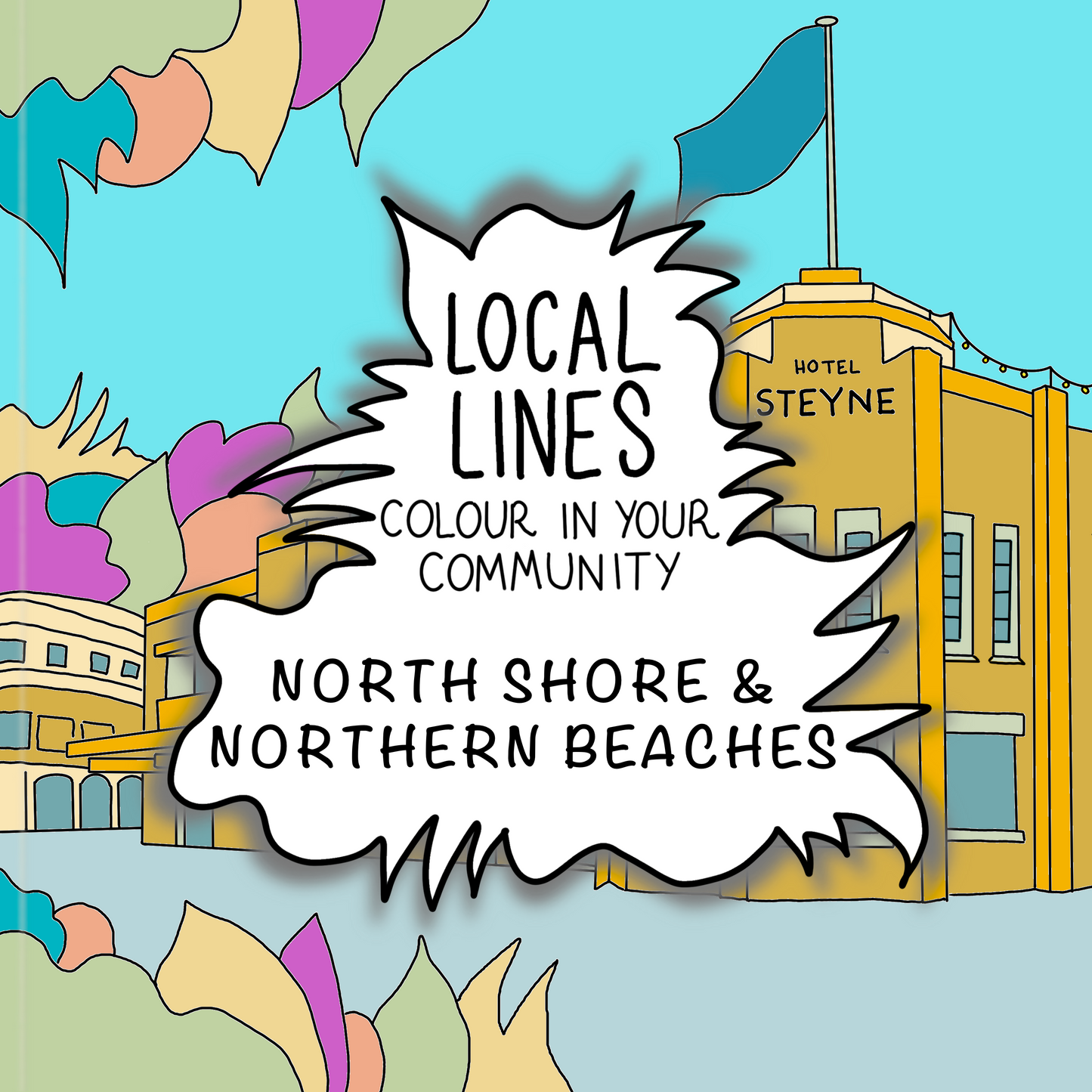 North Shore & Northern Beaches of Sydney Colouring Books