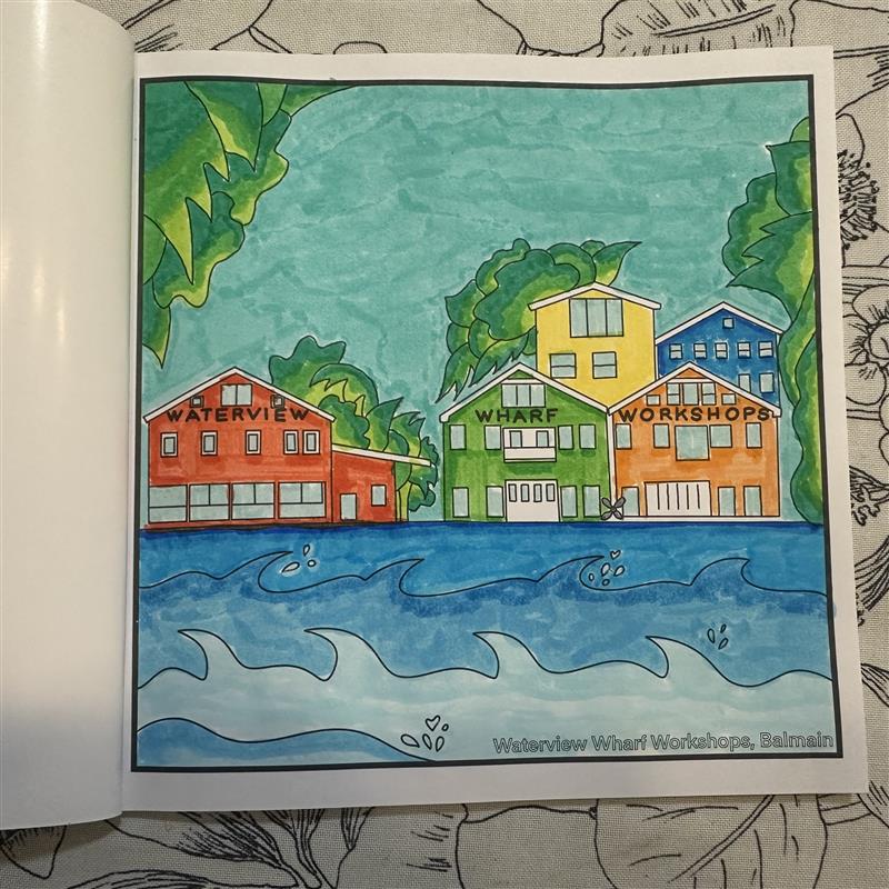 Inner West of Sydney Colouring Book