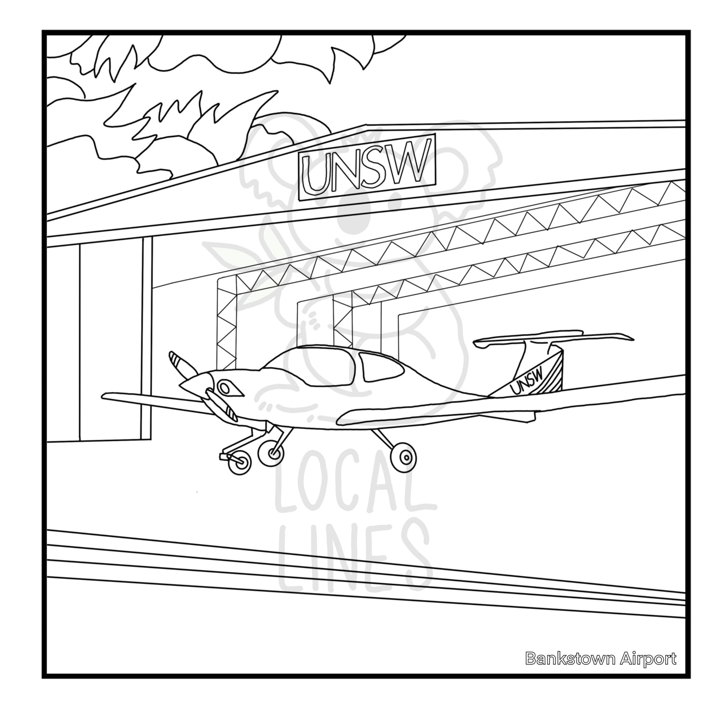 South West of Sydney Colouring Book