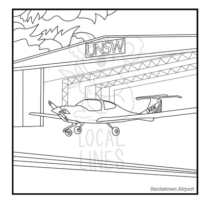 South West of Sydney Colouring Book