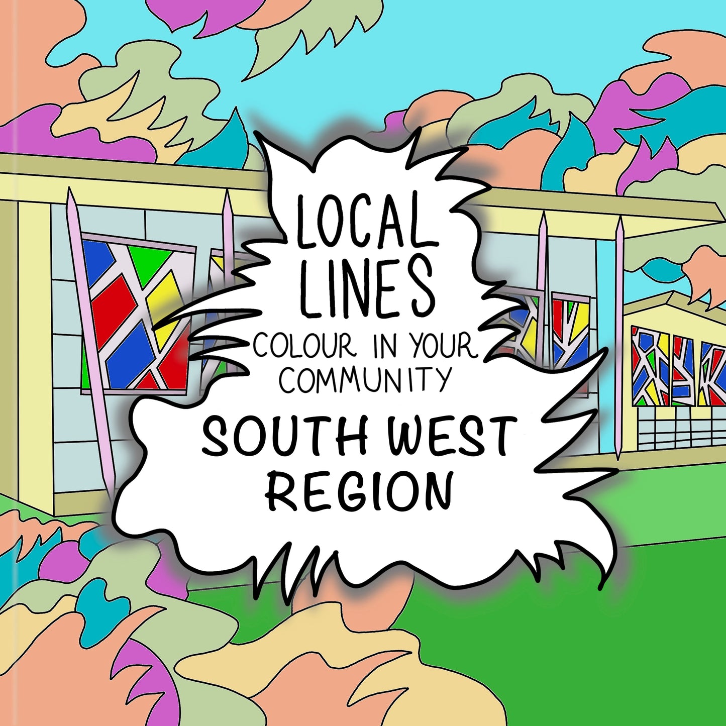 South West of Sydney Colouring Book