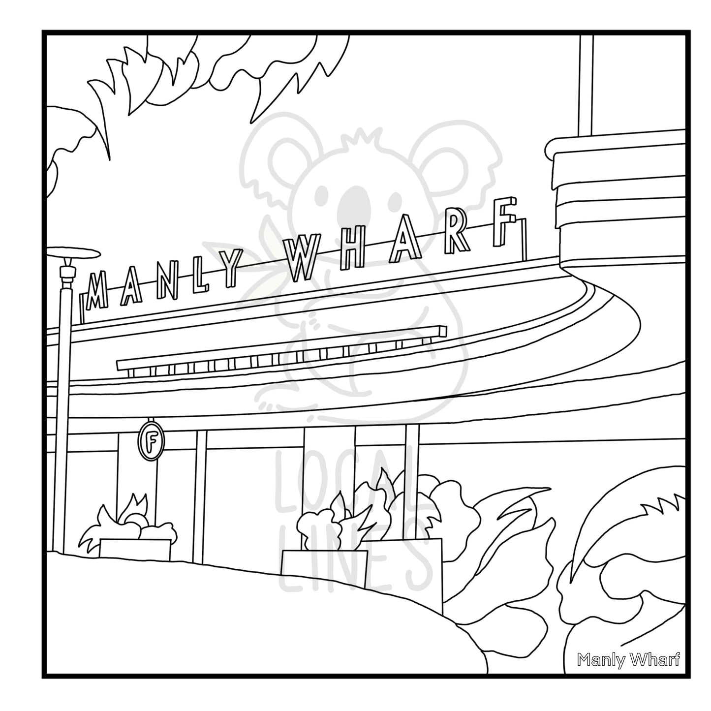 North Shore & Northern Beaches of Sydney Colouring Books