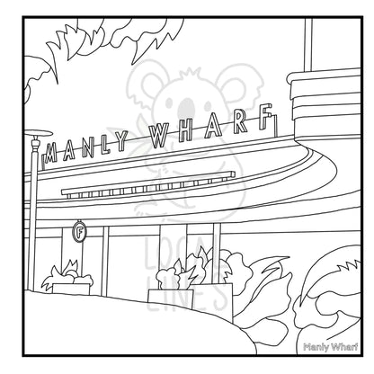 North Shore & Northern Beaches of Sydney Colouring Books