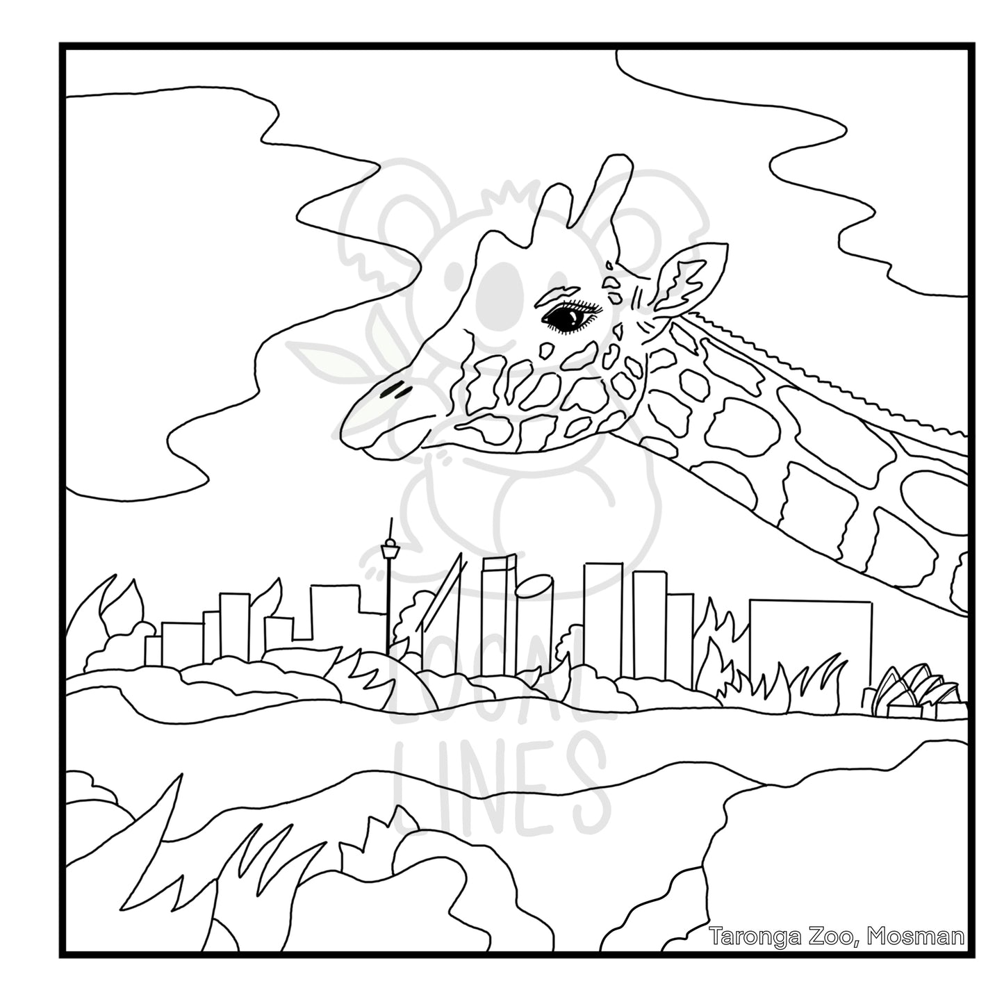 North Shore & Northern Beaches of Sydney Colouring Books