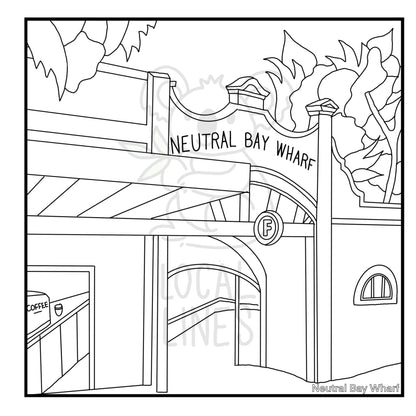 North Shore & Northern Beaches of Sydney Colouring Books