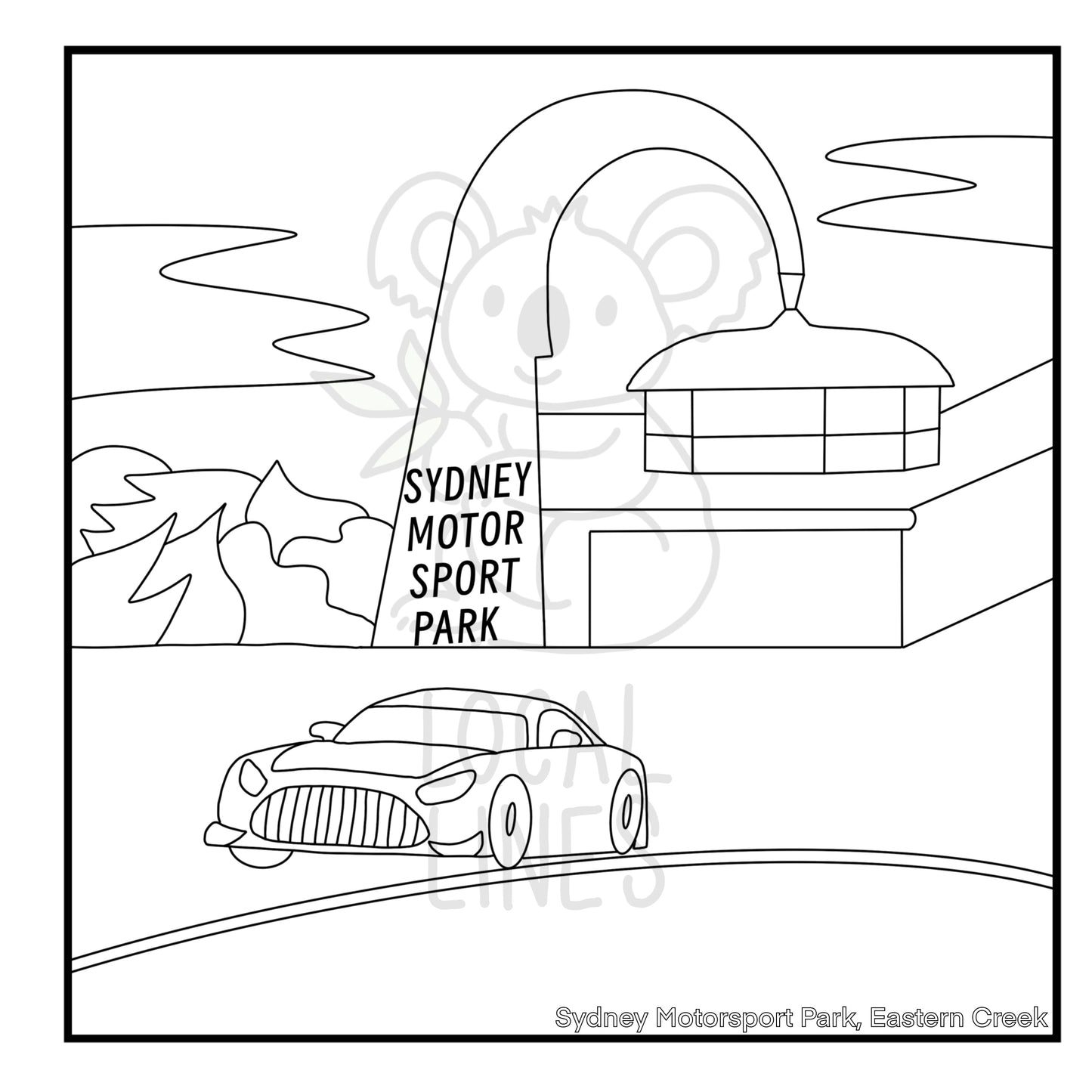 Penrith, Blacktown & Surrounds Colouring Book