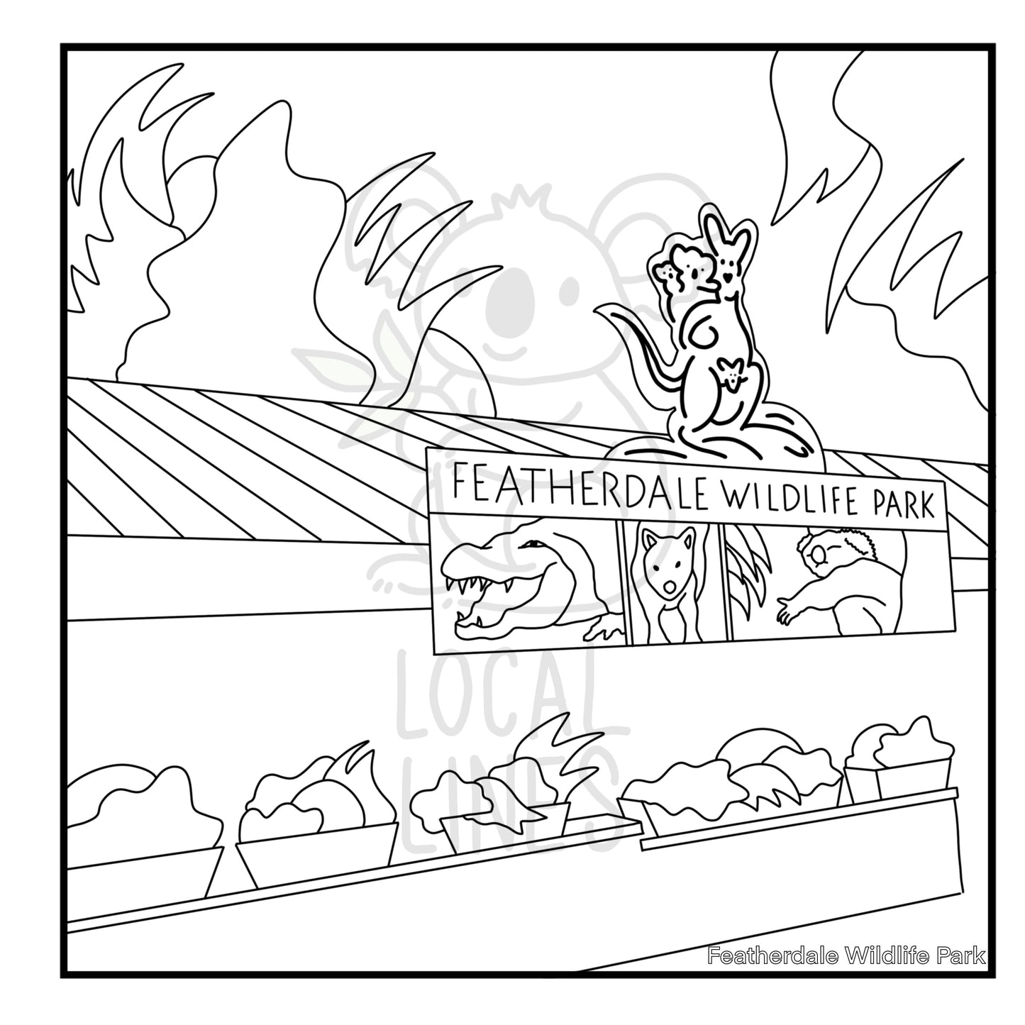 Penrith, Blacktown & Surrounds Colouring Book