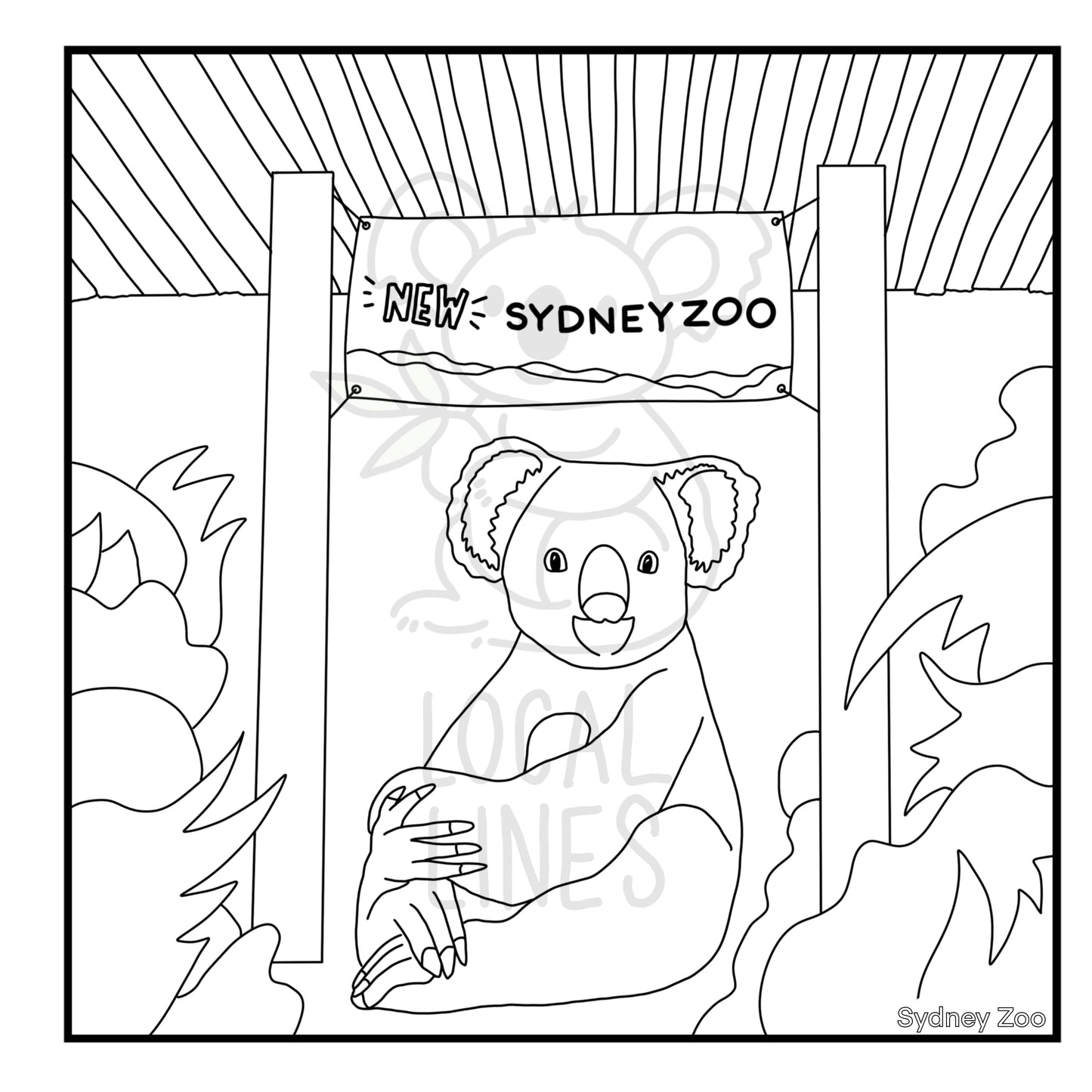 Penrith, Blacktown & Surrounds Colouring Book