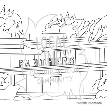 Penrith, Blacktown & Surrounds Colouring Book